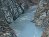 Rafting on the shotover river 